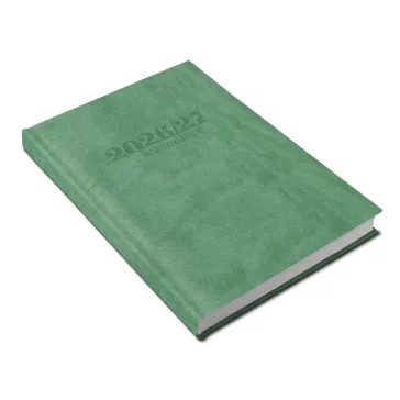   Tanári zsebkönyv REALSYSTEM műbőr A/5 heti világoszöld 2026-2027