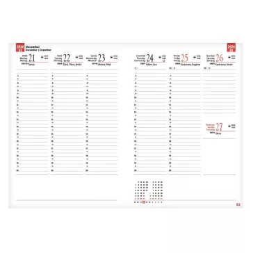   Tanári zsebkönyv REALSYSTEM papírborító A/5 heti pitypang 2026-2027