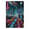 Diák zsebkönyv REALSYSTEM papírborító 125x205mm cyberpunk 2025-2026