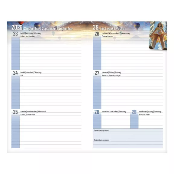 Diák zsebkönyv REALSYSTEM papírborító 125x205mm biker 2026-2027