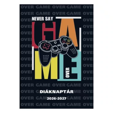   Diák zsebkönyv TOPTIMER papírborító B/6 heti 120x170mm Gamer 2026-2027