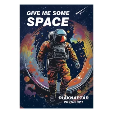   Diák zsebkönyv TOPTIMER papírborító B/6 heti 120x170mm Űrhajós 2026-2027