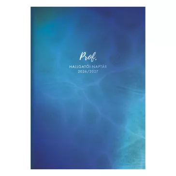   Hallgatói zsebkönyv TOPTIMER Prof papírborító A/5 heti 150x210 mm Kék 2026-2027