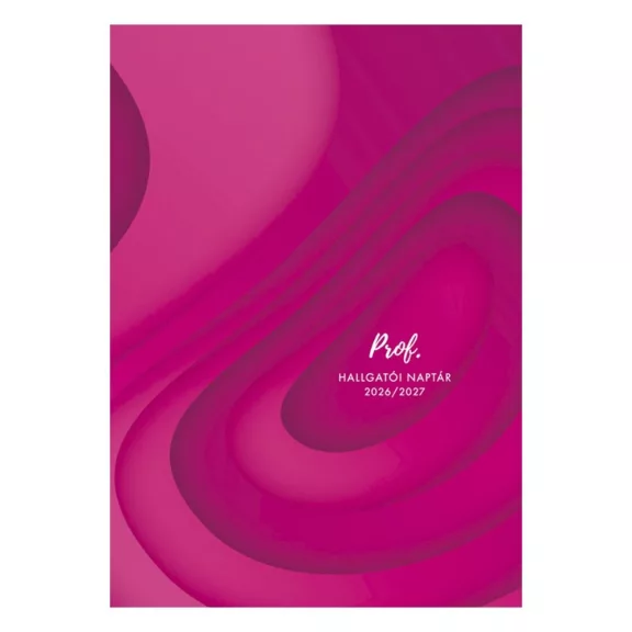Hallgatói zsebkönyv TOPTIMER Prof papírborító A/5 heti 150x210 mm Pink 2026-2027 Hallgatói zsebkönyv TOPTIMER Prof papírborító A/5 heti 150x210 mm Pink 2026-2027