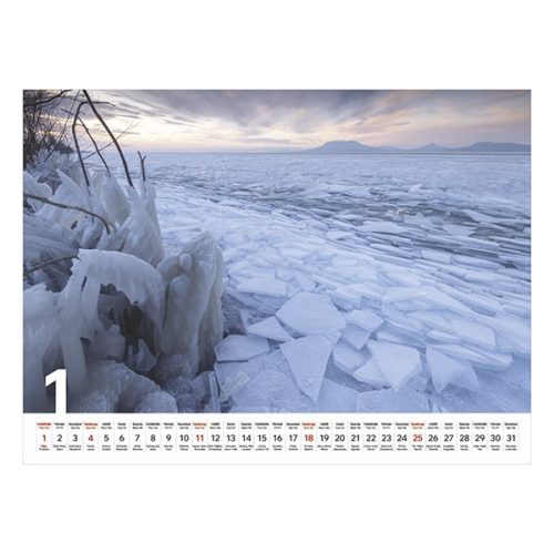 Falinaptár TOPTIMER T093 310x420mm álló Magyarország vizei  2026.