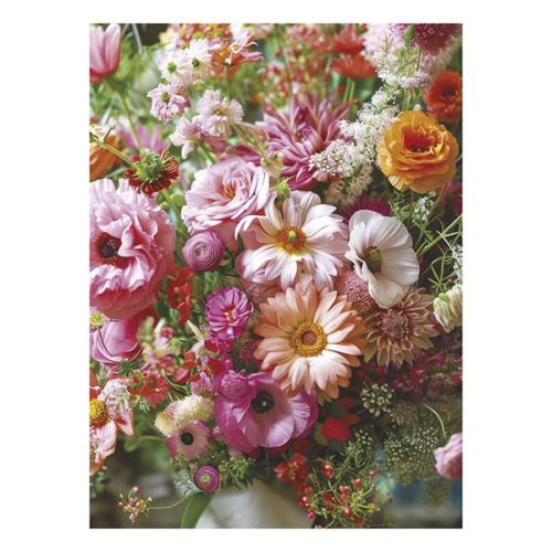 Falinaptár TOPTIMER T093 310x420mm álló Virágcsokrok 2026.