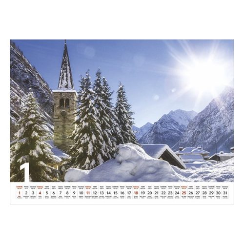 Falinaptár TOPTIMER T093 420x310mm fekvő Csodálatos világ 2026.