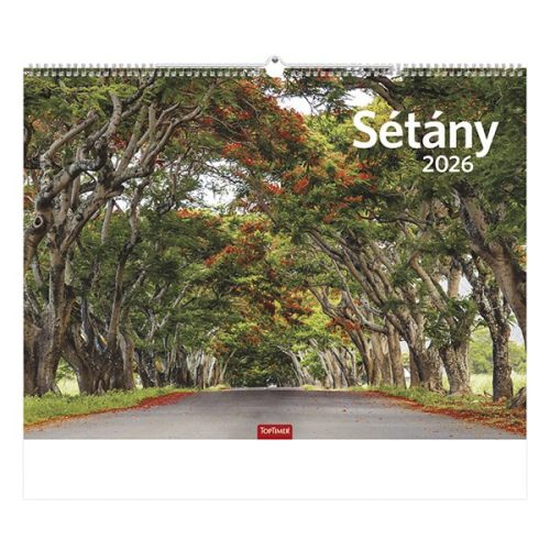 Falinaptár TOPTIMER T093 420x310mm fekvő Sétány 2026.