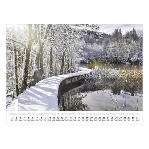 Falinaptár TOPTIMER T093 420x310mm fekvő Sétány 2026.