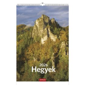 Falinaptár TOPTIMER T094 220x330mm álló Hegyek 2026.