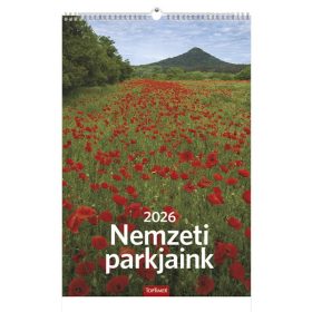   Falinaptár TOPTIMER T094 220x330mm álló Nemzeti parkjaink 2026.