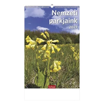   Falinaptár TOPTIMER T094 220x330mm álló Nemzeti parkjaink 2027