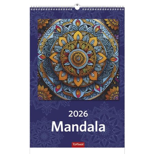 Falinaptár TOPTIMER T094 220x330mm álló Mandala 2026.