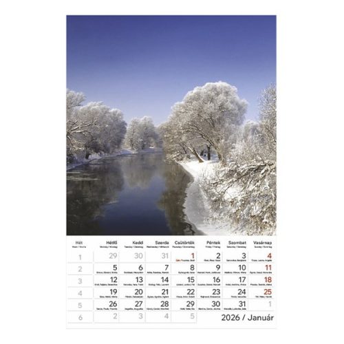 Falinaptár TOPTIMER T094 220x330mm álló Hangulatok 2026.