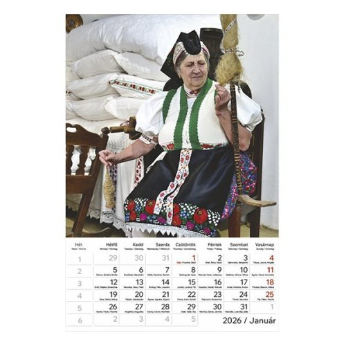 Falinaptár TOPTIMER T094 220x330mm álló Hungary 2026.