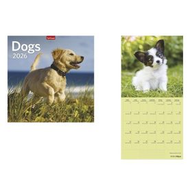 Falinaptár TOPTIMER T098 290x580mm álló Dogs 2026.