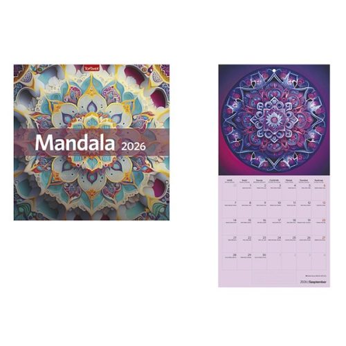 Falinaptár TOPTIMER T098 290x580mm álló Mandala 2026.