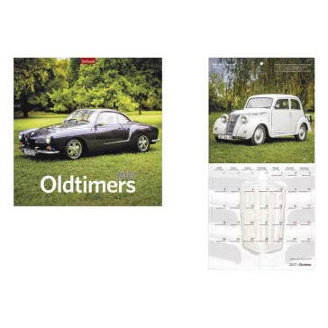 Falinaptár TOPTIMER T098 290x580mm álló Oldtimers 2027