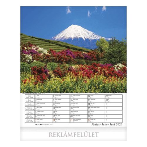 Falinaptár CSG 300x340mm álló Alkotó természet 2026.