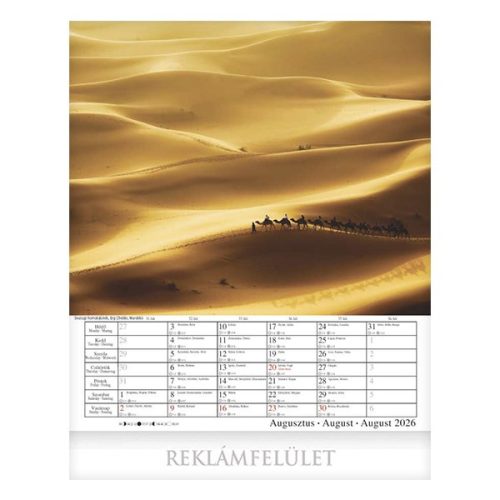 Falinaptár CSG 300x340mm álló Alkotó természet 2026.