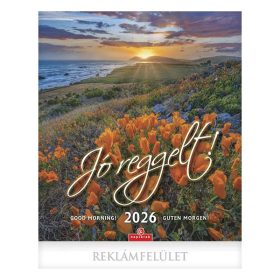 Falinaptár CSG 300x340mm álló Jó Reggelt! 2026.