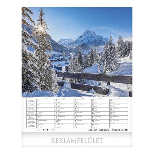 Falinaptár CSG 300x340mm álló Jó Reggelt! 2026.