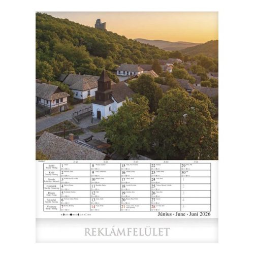 Falinaptár CSG 300x340mm álló Jó Reggelt! 2026.