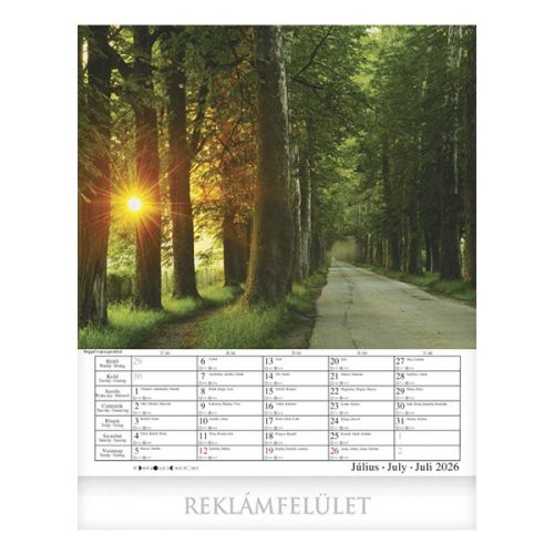 Falinaptár CSG 300x340mm álló Jó Reggelt! 2026.