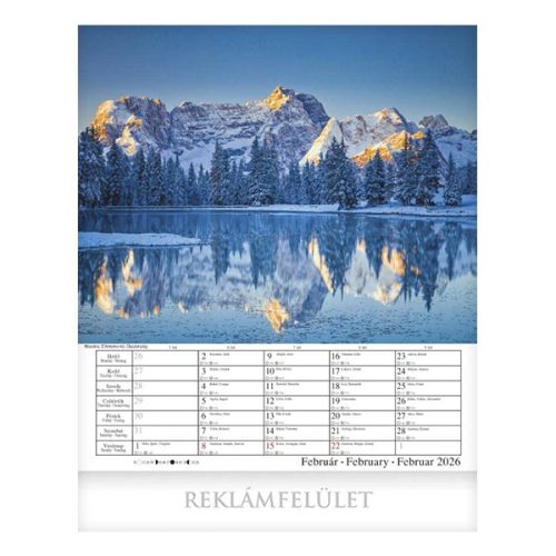 Falinaptár CSG 300x340mm álló Csodálatos Bolygónk 2026.