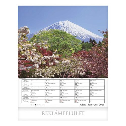 Falinaptár CSG 300x340mm álló Csodálatos Bolygónk 2026.