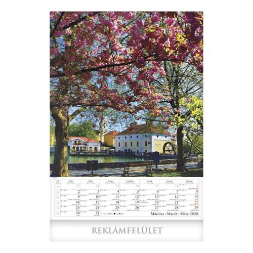 Falinaptár CSG 335x455mm álló Magyarország 2026.