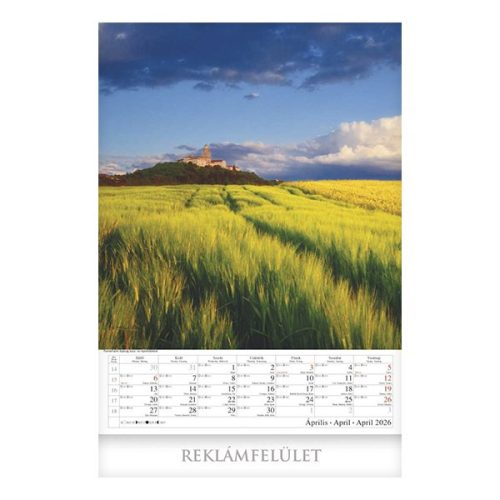 Falinaptár CSG 335x455mm álló Magyarország 2026.