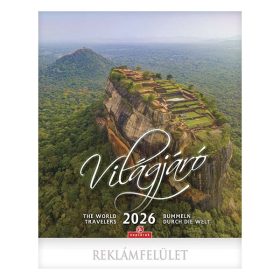 Falinaptár CSG 300x340mm álló Világjáró 2026.