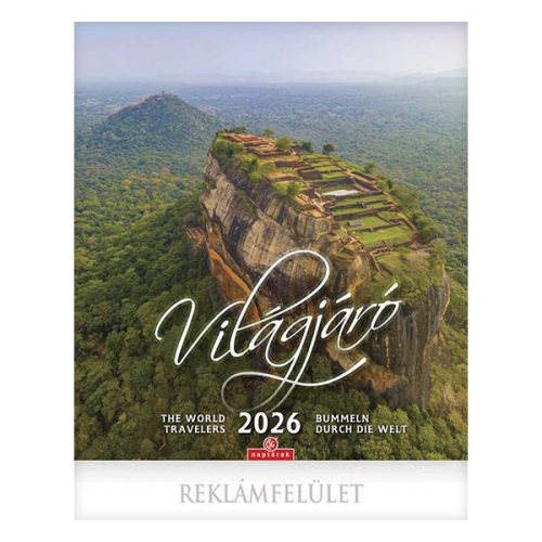 Falinaptár CSG 300x340mm álló Világjáró 2026.