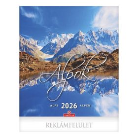 Falinaptár CSG 300x340mm álló Alpok 2026.