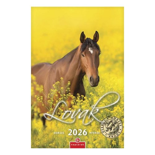 Falinaptár CSG 210x320mm álló Lovak 2026.