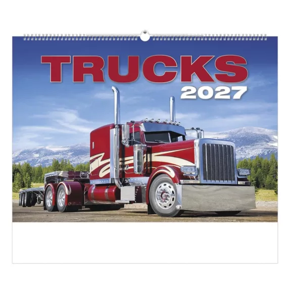 Falinaptár TOPTIMER T092 450x315mm fekvő Trucks 2027 Falinaptár TOPTIMER T092 450x315mm fekvő Trucks 2027