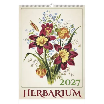 Falinaptár TOPTIMER T092 315x450mm álló Herbárium 2027