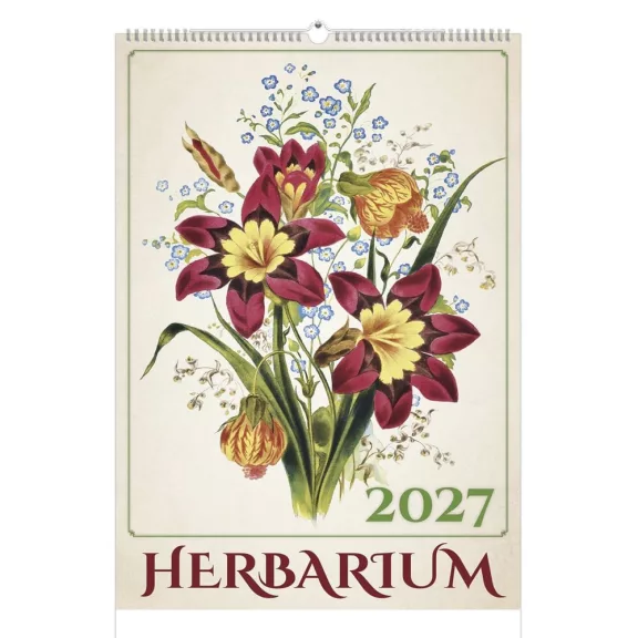 Falinaptár TOPTIMER T092 315x450mm álló Herbárium 2027 Falinaptár TOPTIMER T092 315x450mm álló Herbárium 2027