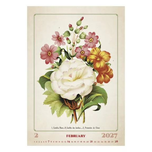 Falinaptár TOPTIMER T092 315x450mm álló Herbárium 2027 Falinaptár TOPTIMER T092 315x450mm álló Herbárium 2027