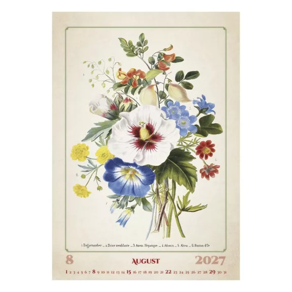 Falinaptár TOPTIMER T092 315x450mm álló Herbárium 2027 Falinaptár TOPTIMER T092 315x450mm álló Herbárium 2027