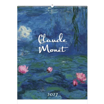 Falinaptár TOPTIMER T096 420x560mm álló Claude Monet 2027