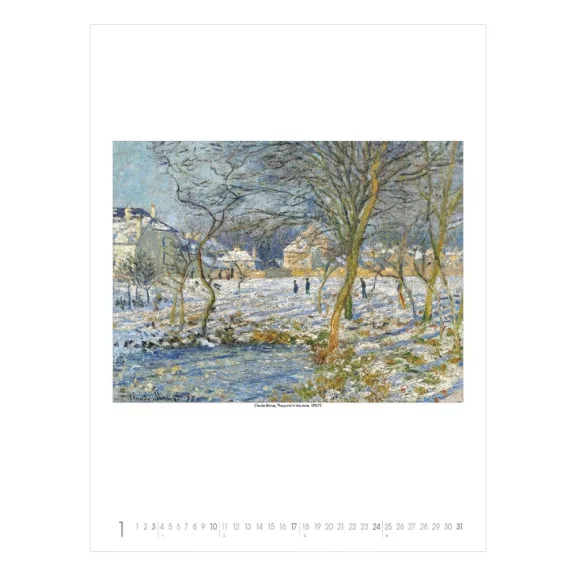 Falinaptár TOPTIMER T096 420x560mm álló Claude Monet 2027 Falinaptár TOPTIMER T096 420x560mm álló Claude Monet 2027