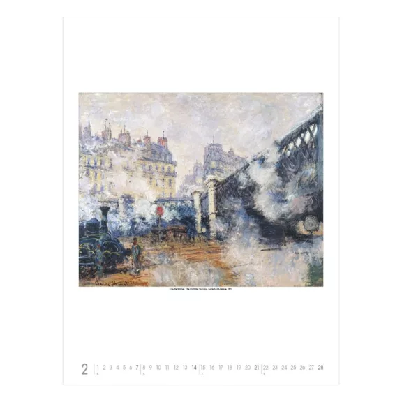 Falinaptár TOPTIMER T096 420x560mm álló Claude Monet 2027 Falinaptár TOPTIMER T096 420x560mm álló Claude Monet 2027