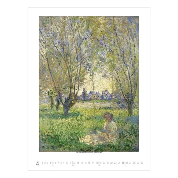 Falinaptár TOPTIMER T096 420x560mm álló Claude Monet 2027 Falinaptár TOPTIMER T096 420x560mm álló Claude Monet 2027