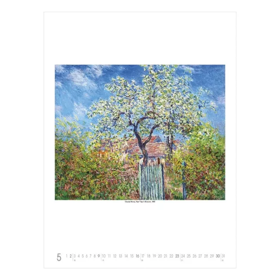 Falinaptár TOPTIMER T096 420x560mm álló Claude Monet 2027 Falinaptár TOPTIMER T096 420x560mm álló Claude Monet 2027