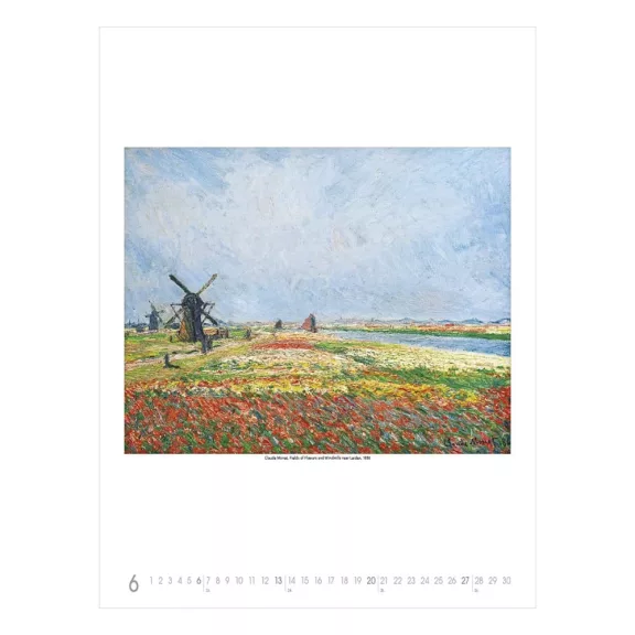 Falinaptár TOPTIMER T096 420x560mm álló Claude Monet 2027 Falinaptár TOPTIMER T096 420x560mm álló Claude Monet 2027