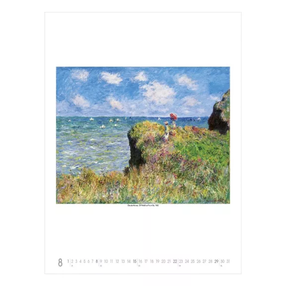 Falinaptár TOPTIMER T096 420x560mm álló Claude Monet 2027 Falinaptár TOPTIMER T096 420x560mm álló Claude Monet 2027