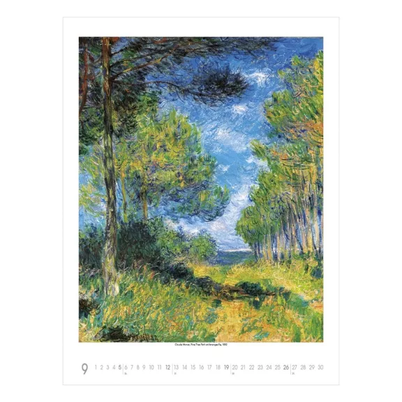 Falinaptár TOPTIMER T096 420x560mm álló Claude Monet 2027 Falinaptár TOPTIMER T096 420x560mm álló Claude Monet 2027