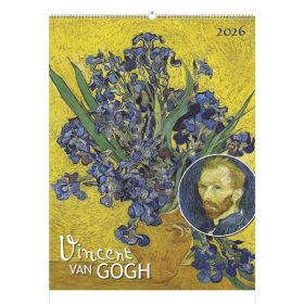   Falinaptár TOPTIMER T096 420x560mm álló Vincent Van Gogh 2026.